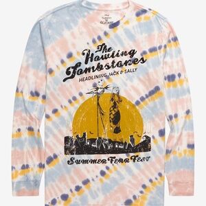 Disney The Nightmare Before Christmas Jack & Sally Summer Fear Fest Tie-Dye Long